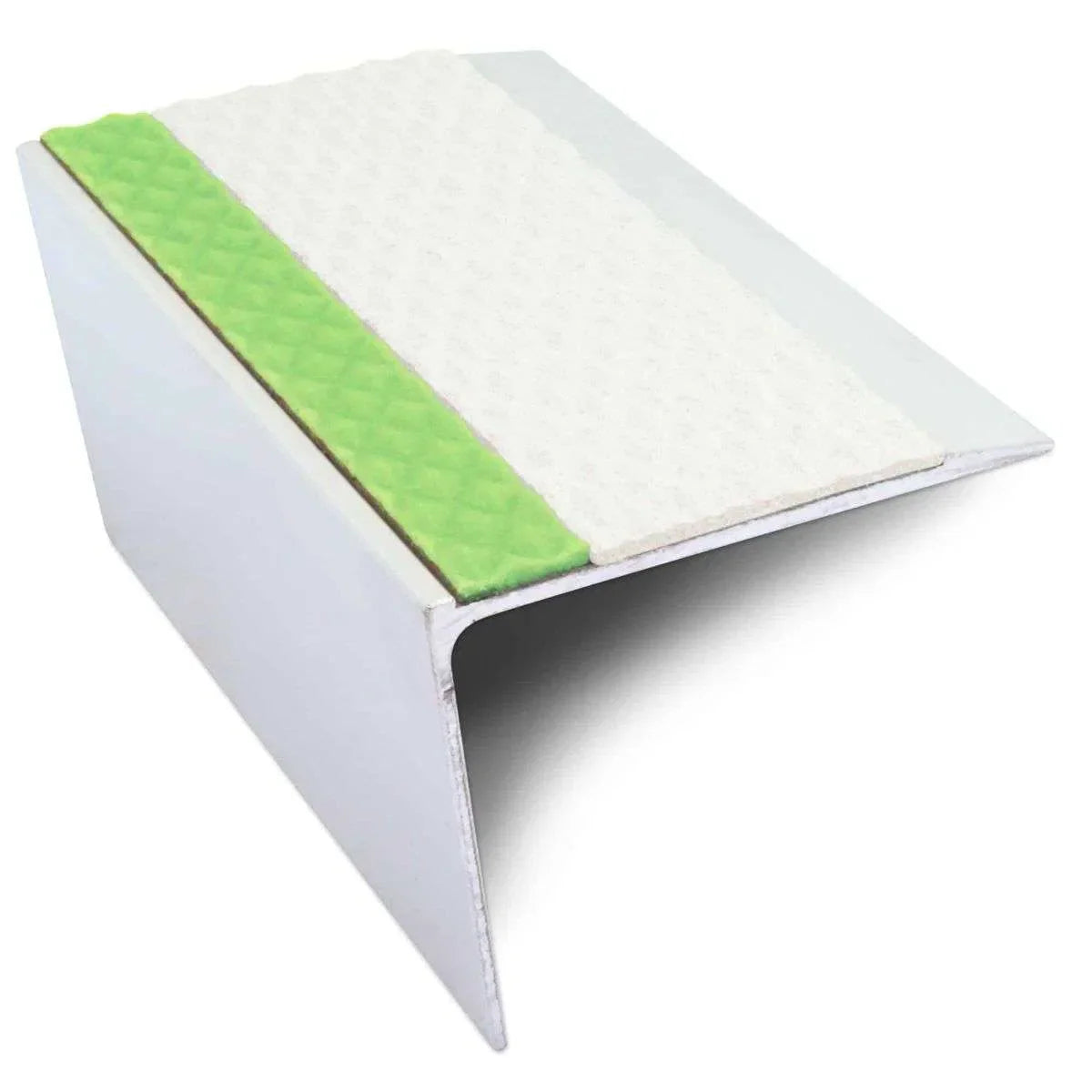 ASL29 87x40mm Tredsafe Aluminium Non Slip Stair Nosing Edge Trim With Pvc Insert Stair Nosing etc