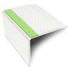ASL28 75x58mm Rakeback Tredsafe DDA Compliant Aluminium Non Slip Stair Nosing Edge Trim