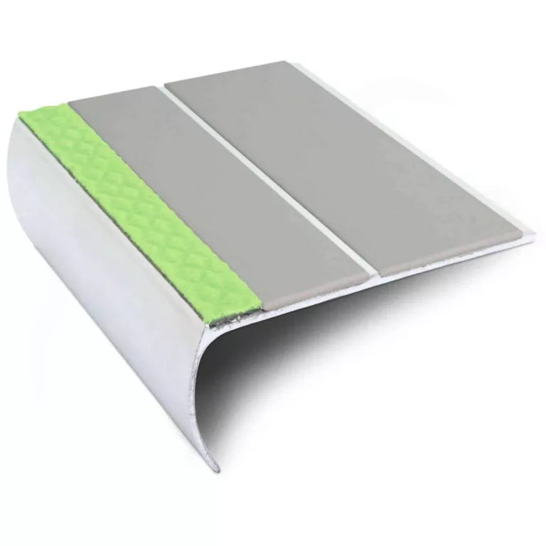 ASL29 87x40mm Aluminium Non Slip Stair Nosing Edge Trim With Pvc Insert Stair Nosing etc