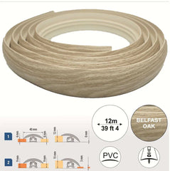Flex Line 40mm Pvc Flexible Flooring Transition Profile Door Threshold Stair Nosing etc
