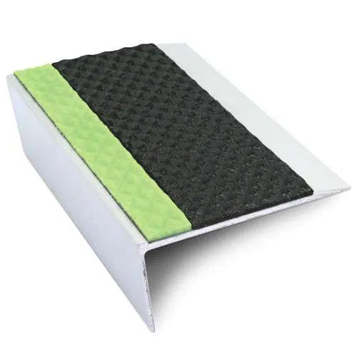 ASL16 Tredsafe 66x32mm Aluminium Non Slip Stair Nosing Edge Trim With Pvc Insert Stair Nosing etc