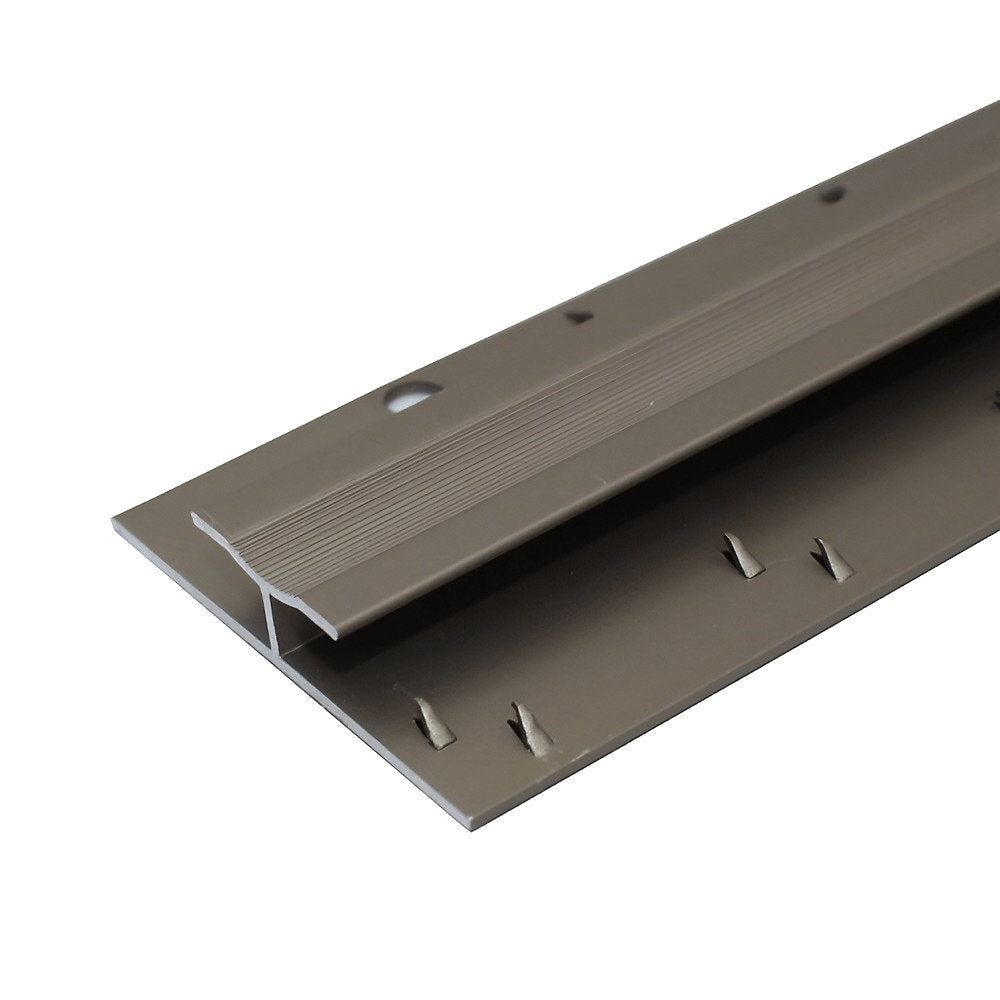 C61 20mm Anodised Aluminium Dual Edge Carpet Profile – Floor Edge Trim