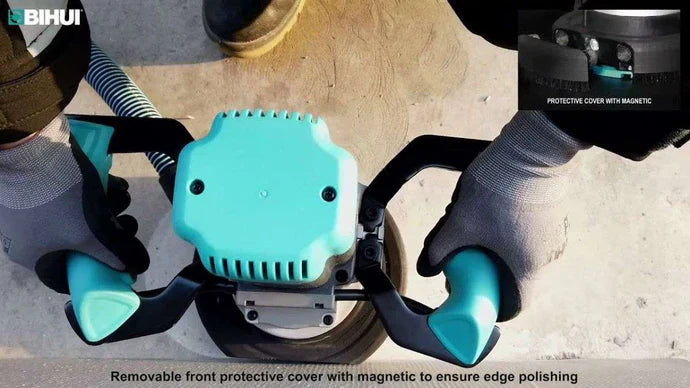 Bihui 1900W Concrete Grinder with Dual Row Diamond Disc 180mm