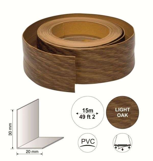 Flexi Flexible PVC Skirting Board Stair Nosing etc