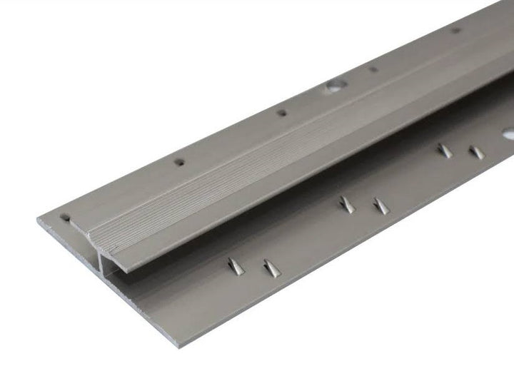 C61 20mm Anodised Aluminium Dual Edge Carpet Profile – Floor Edge Trim