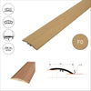 M-M0200 42mm Pvc Wood Effect Flat Self Adhesive Door Threshold Strip