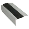 NRE05 54 x 30mm Non Slip Aluminium Stair Nosing With Rubber Insert – 2.7m
