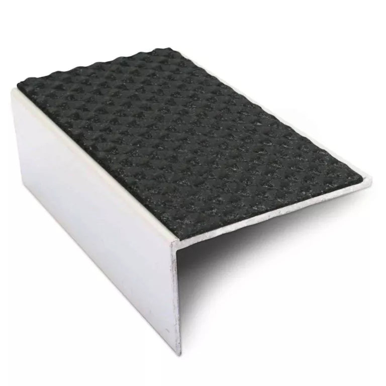 NSL01 Tredsafe 56 x 32mm Aluminium Non Slip Stair Nosing Edge Trim With Pvc Insert Stair Nosing etc