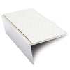 NSL02 Tredsafe 57 x 32mm Aluminium Non Slip Stair Nosing Rakeback Edge Trim With PVC Insert