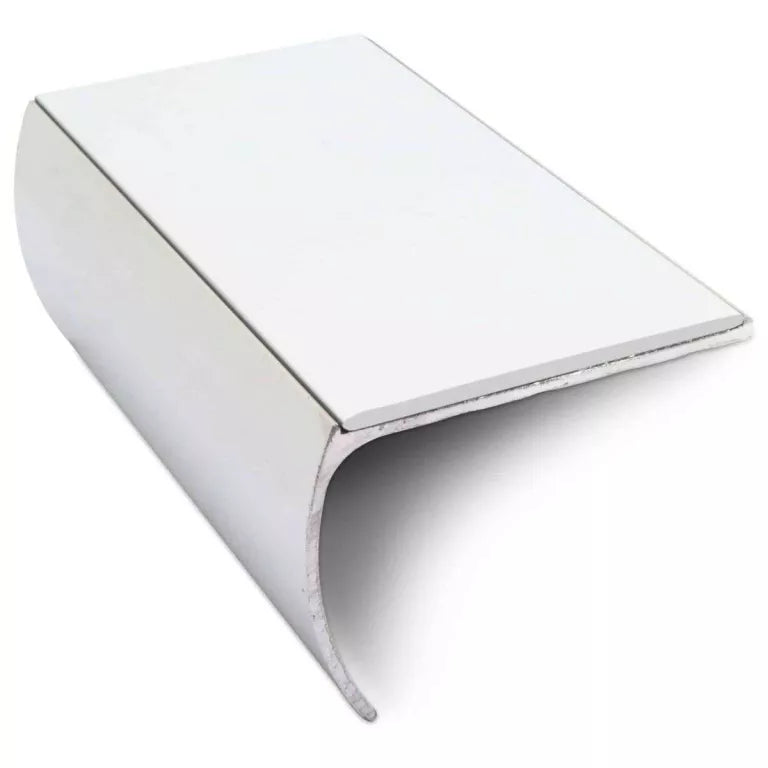 NSL03 57 x 40mm Aluminium Non Slip Stair Nosing Bullnose Edge Trim With Pvc Insert Stair Nosing etc