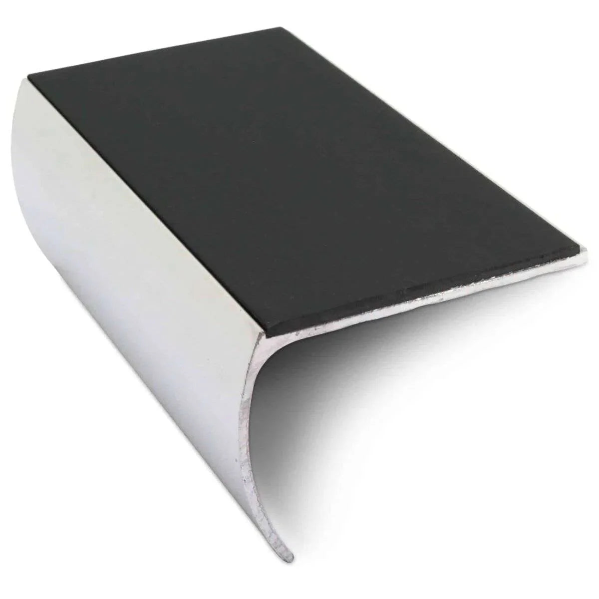 NSL03 57 x 40mm Aluminium Non Slip Stair Nosing Bullnose Edge Trim With Pvc Insert Stair Nosing etc