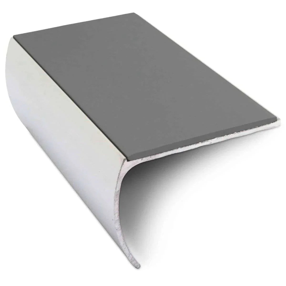 NSL03 57 x 40mm Aluminium Non Slip Stair Nosing Bullnose Edge Trim With Pvc Insert Stair Nosing etc