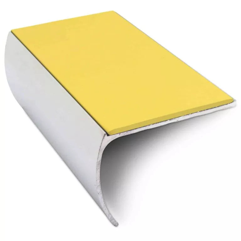 NSL03 57 x 40mm Aluminium Non Slip Stair Nosing Bullnose Edge Trim With Pvc Insert Stair Nosing etc