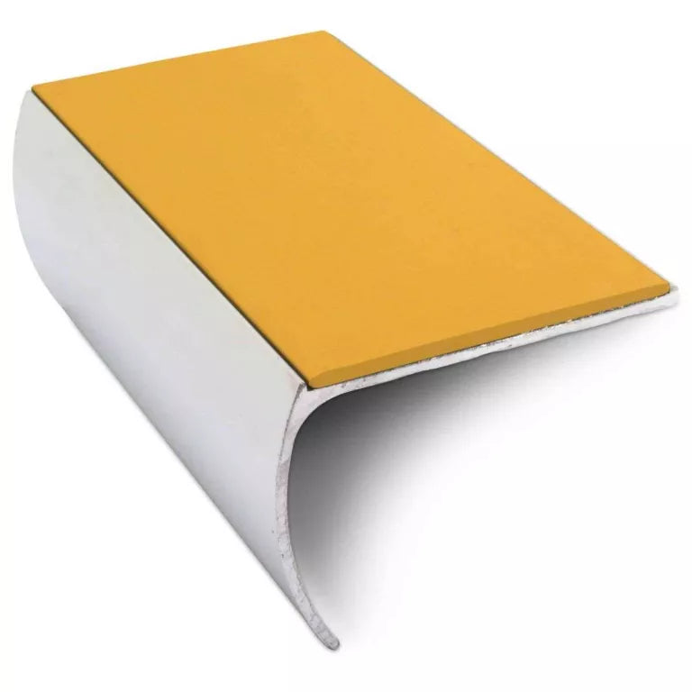 NSL03 57 x 40mm Aluminium Non Slip Stair Nosing Bullnose Edge Trim With Pvc Insert Stair Nosing etc