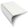 NSL03 Tredsafe 57 x 40mm Aluminium Non Slip Stair Nosing Bullnose Edge Trim With PVC Insert