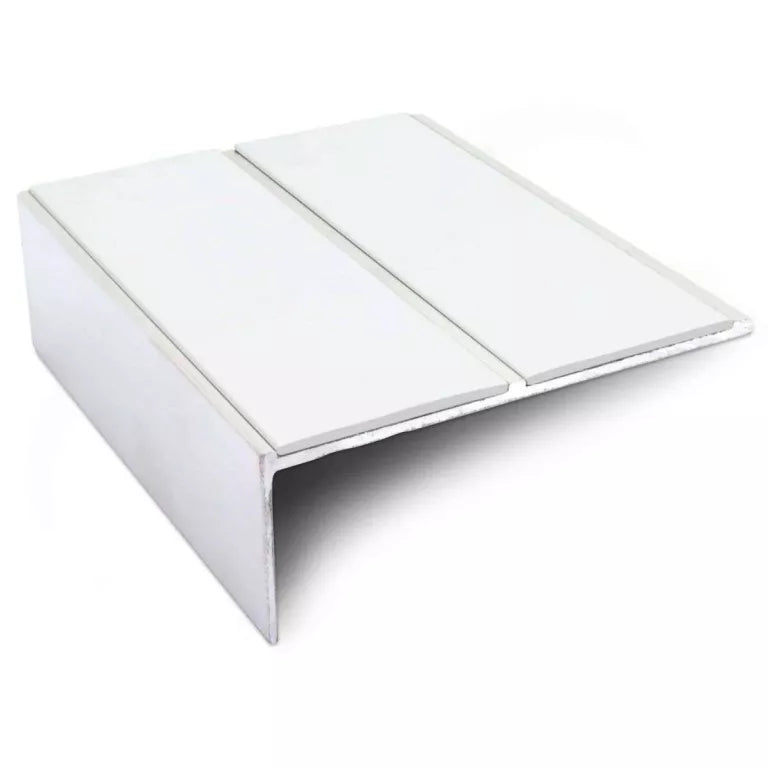 NSL09 85 x 32mm Aluminium Non Slip Stair Nosing Edge Trim With Pvc Insert Stair Nosing etc