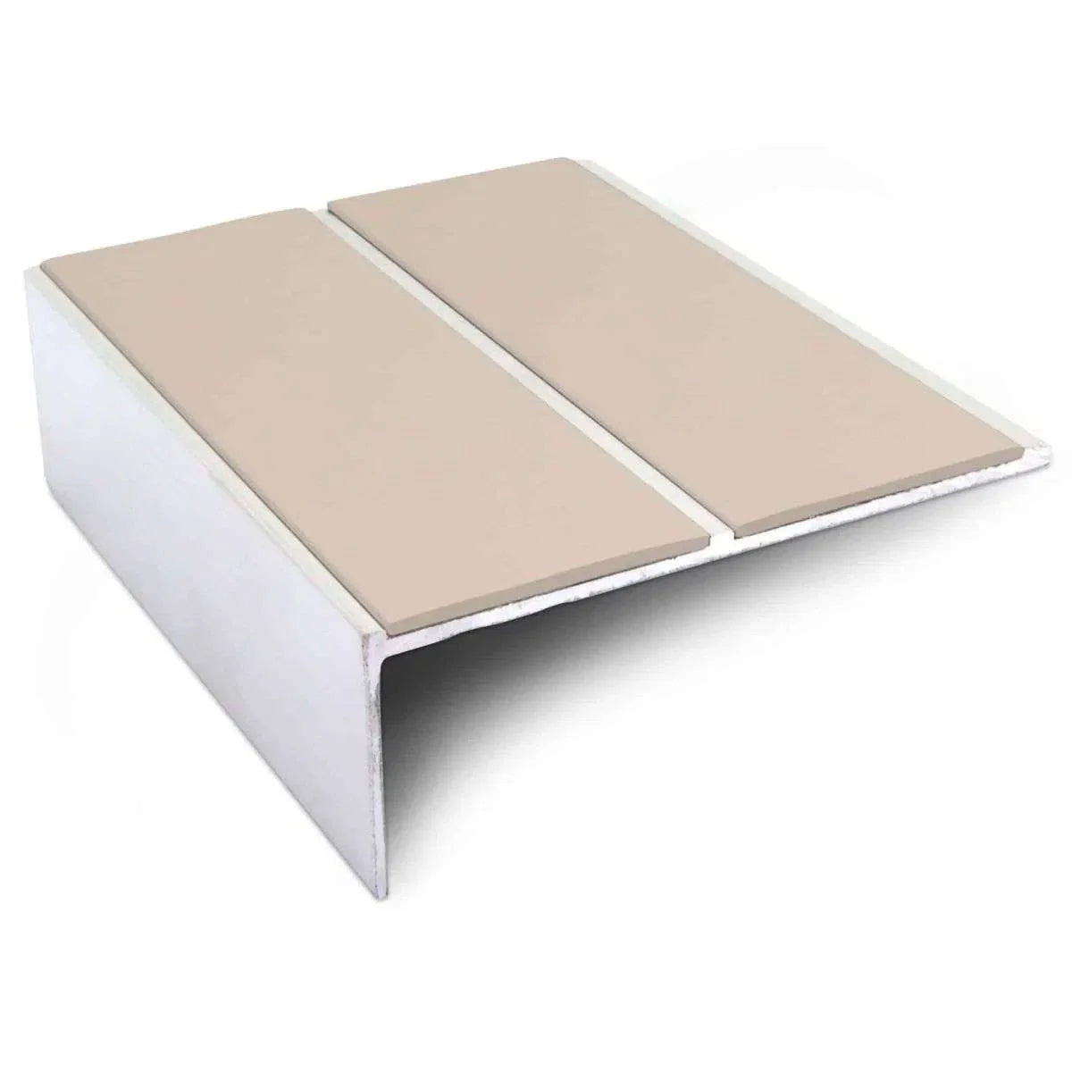 NSL09 85 x 32mm Aluminium Non Slip Stair Nosing Edge Trim With Pvc Insert Stair Nosing etc