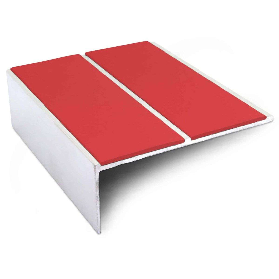 NSL09 85 x 32mm Aluminium Non Slip Stair Nosing Edge Trim With PVC Insert
