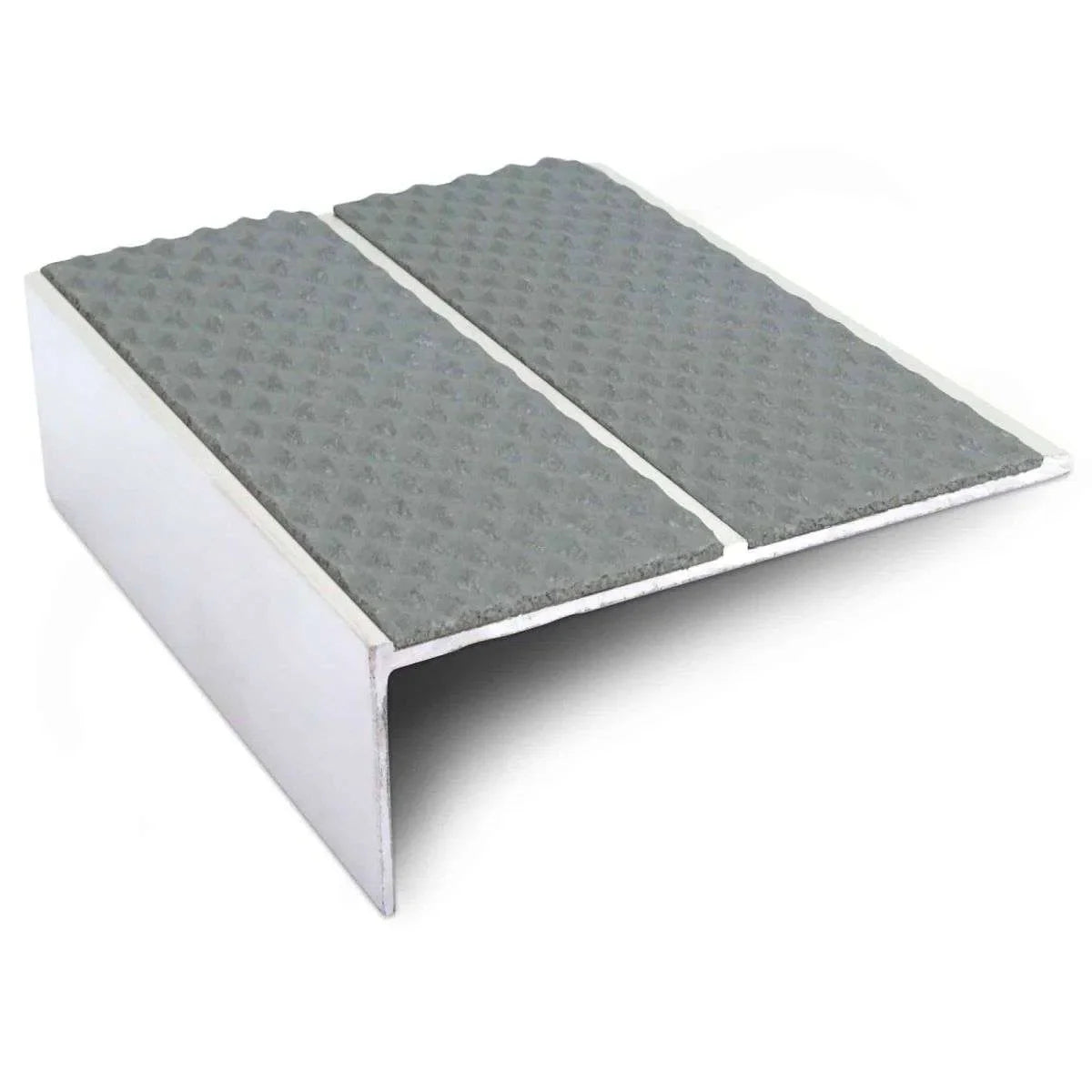 NSL09 Tredsafe 85 x 32mm Aluminium Non Slip Stair Nosing Edge Trim With Pvc Insert Stair Nosing etc