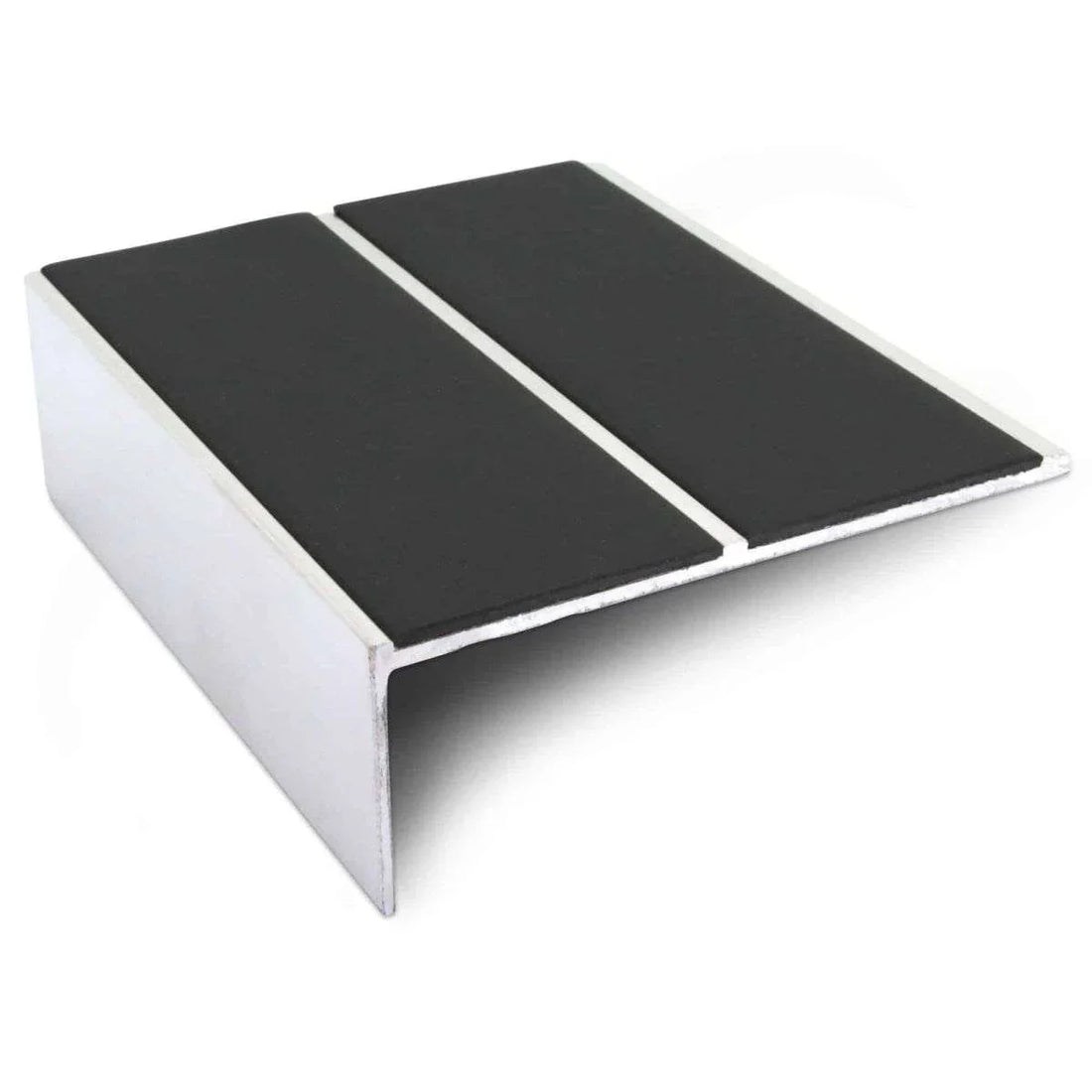 NSL09 85 x 32mm Aluminium Non Slip Stair Nosing Edge Trim With PVC Insert