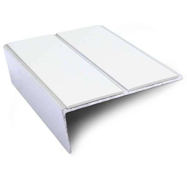 NSL10 85 x 32mm Aluminium Non Slip Stair Nosing Edge Trim With Pvc Insert Stair Nosing etc