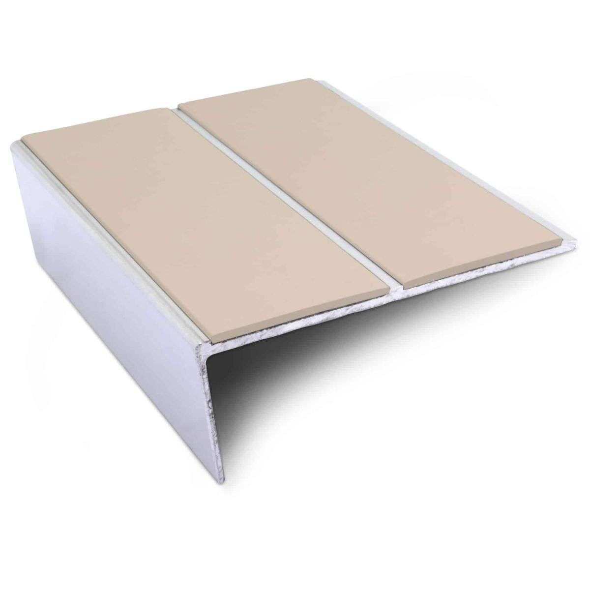 NSL10 85 x 32mm Aluminium Non Slip Stair Nosing Edge Trim With Pvc Insert Stair Nosing etc