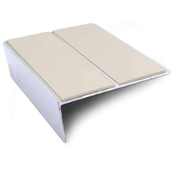 NSL10 85 x 32mm Aluminium Non Slip Stair Nosing Edge Trim With Pvc Insert Stair Nosing etc