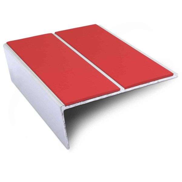 NSL10 85 x 32mm Aluminium Non Slip Stair Nosing Edge Trim With Pvc Insert Stair Nosing etc