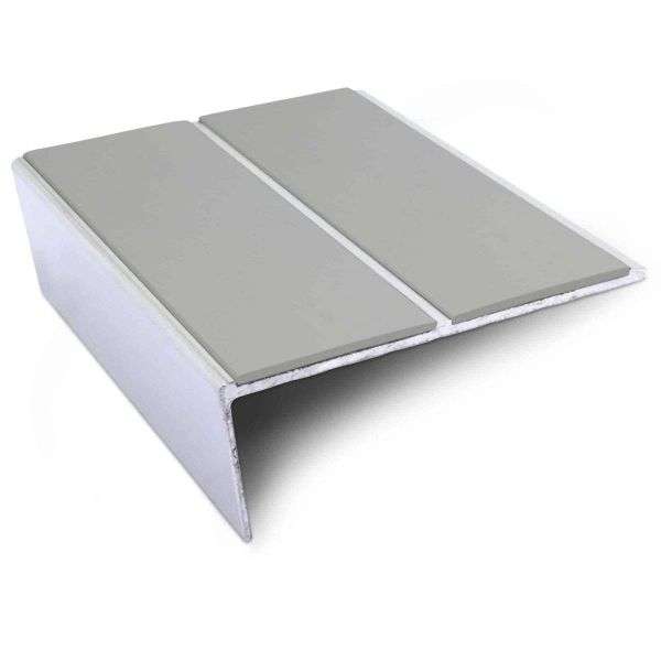 NSL10 85 x 32mm Aluminium Non Slip Stair Nosing Edge Trim With Pvc Insert Stair Nosing etc