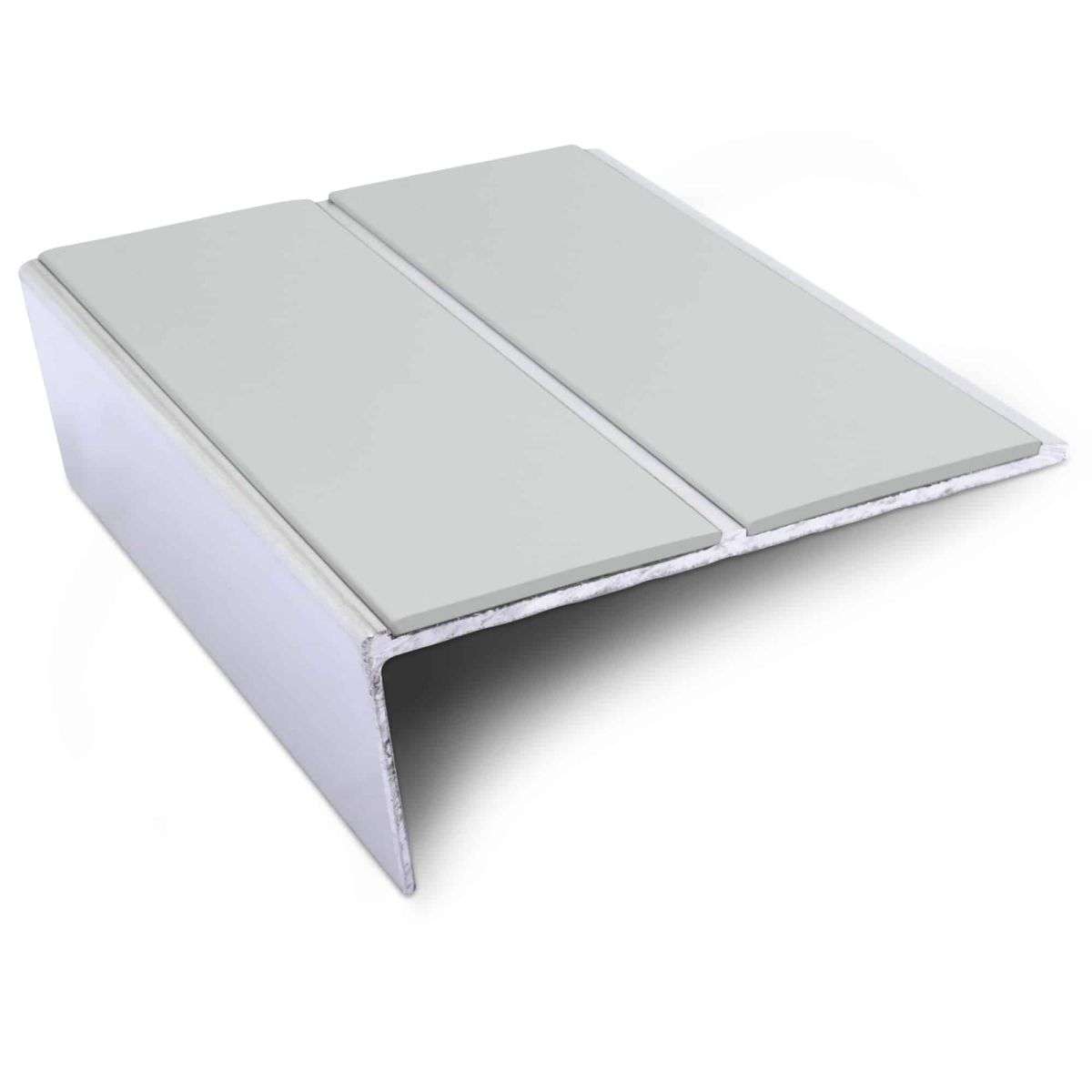 NSL10 85 x 32mm Aluminium Non Slip Stair Nosing Edge Trim With Pvc Insert Stair Nosing etc