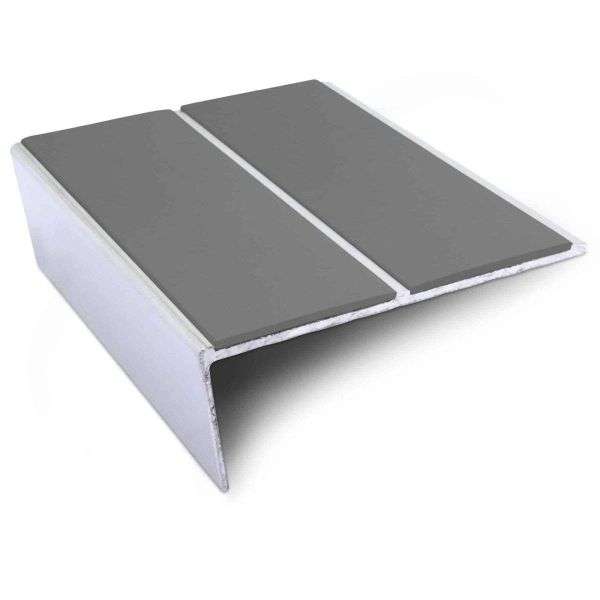 NSL10 85 x 32mm Aluminium Non Slip Stair Nosing Edge Trim With Pvc Insert Stair Nosing etc