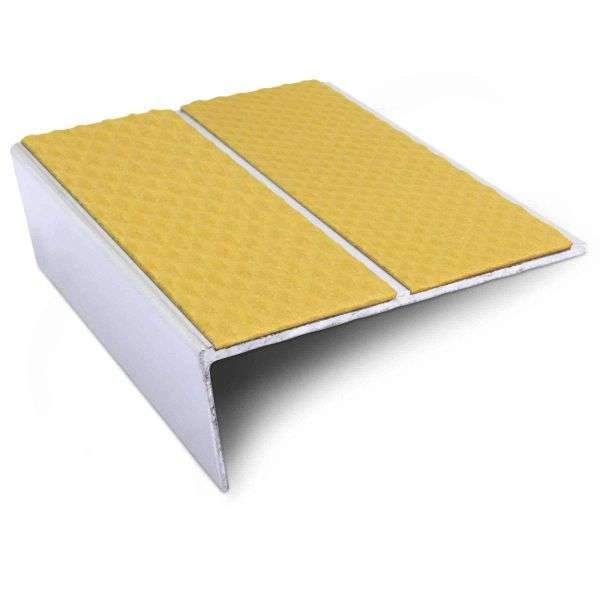 NSL10 Tredsafe 85 x 32mm Aluminium Non Slip Stair Nosing Edge Trim With Pvc Insert Stair Nosing etc