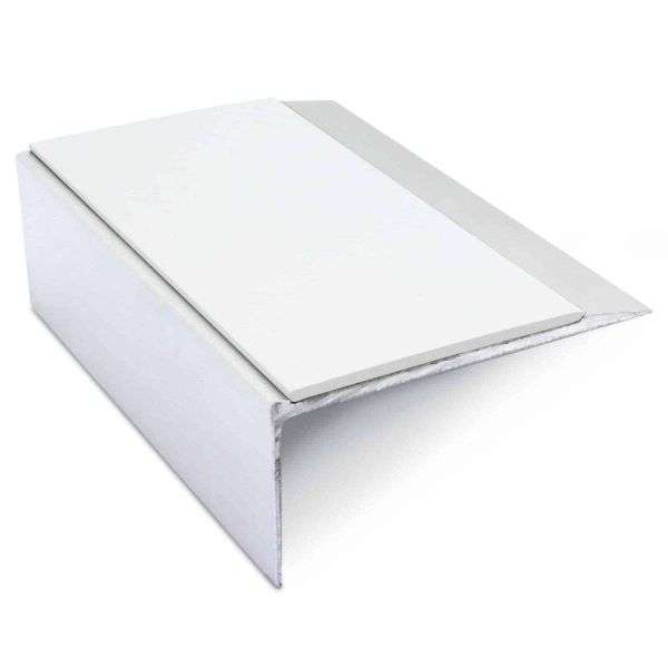 NSL15 66 x 32mm Aluminium Non Slip Stair Nosing Edge Trim With Pvc Insert Stair Nosing etc