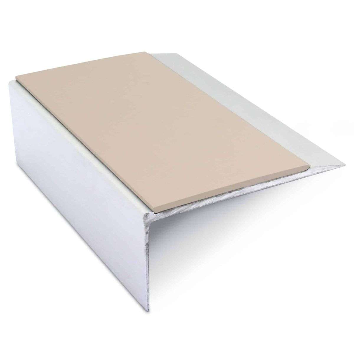 NSL15 66 x 32mm Aluminium Non Slip Stair Nosing Edge Trim With Pvc Insert Stair Nosing etc