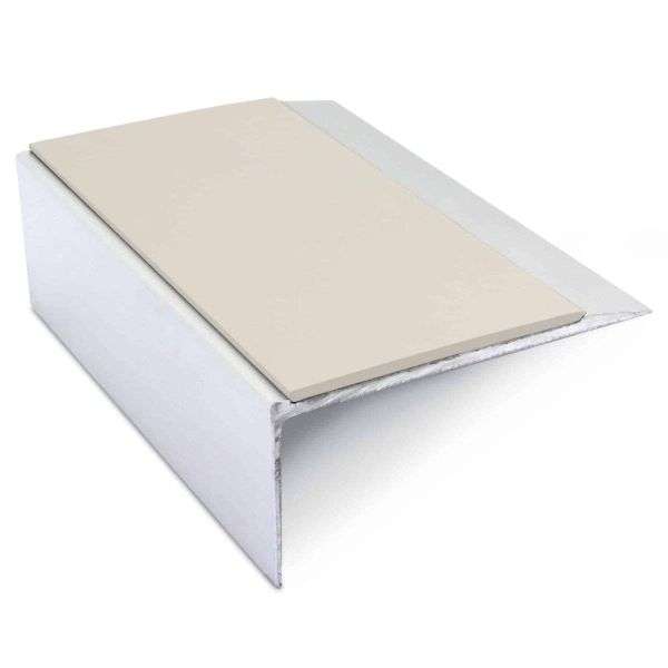 NSL15 66 x 32mm Aluminium Non Slip Stair Nosing Edge Trim With Pvc Insert Stair Nosing etc