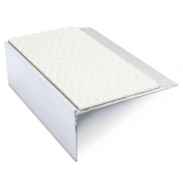 NSL15 Tredsafe 66 x 32mm Aluminium Non Slip Stair Nosing Edge Trim With Pvc Insert Stair Nosing etc