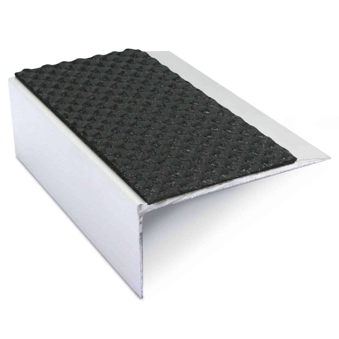 NSL15 Tredsafe 66 x 32mm Aluminium Non Slip Stair Nosing Edge Trim With PVC Insert