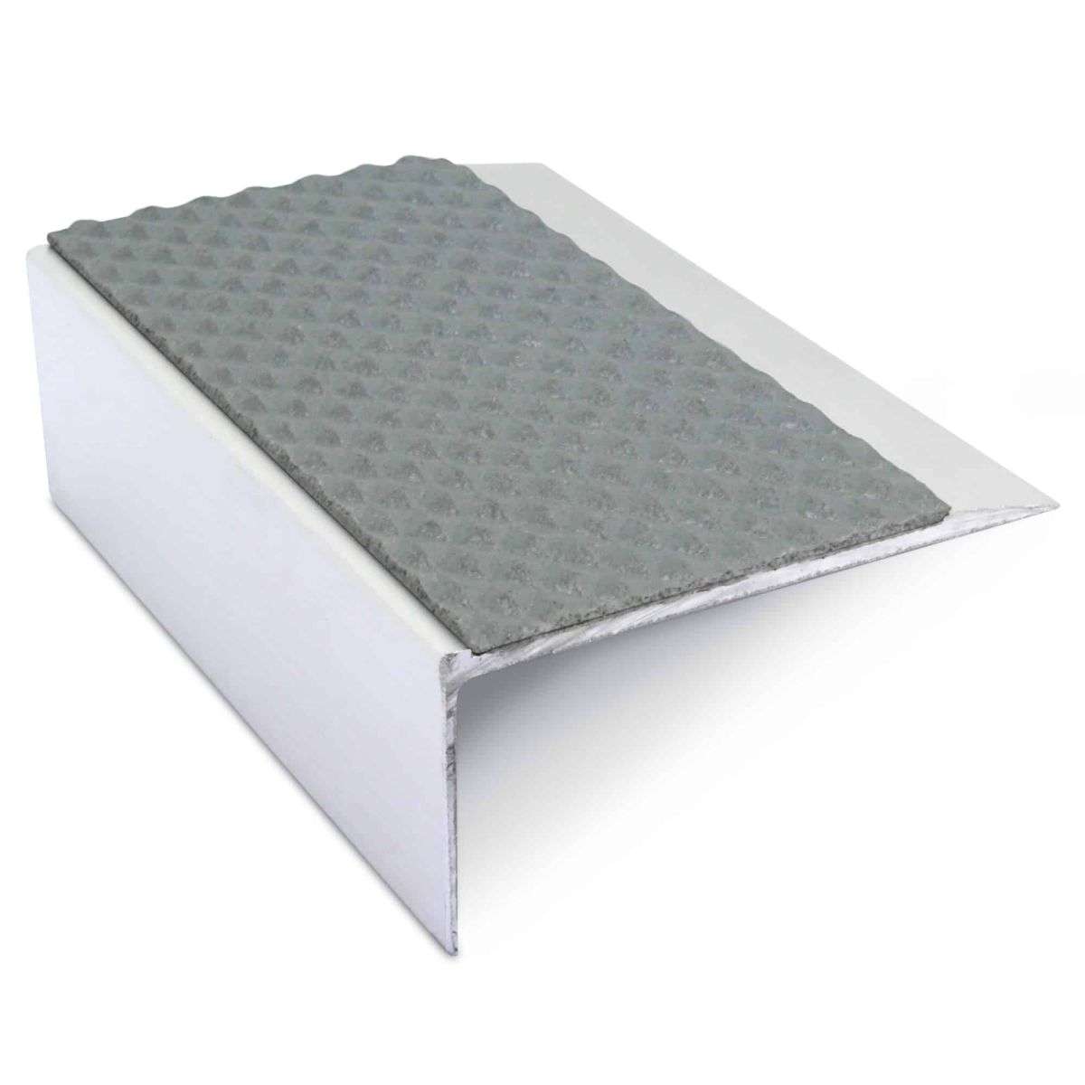 NSL15 Tredsafe 66 x 32mm Aluminium Non Slip Stair Nosing Edge Trim With Pvc Insert Stair Nosing etc