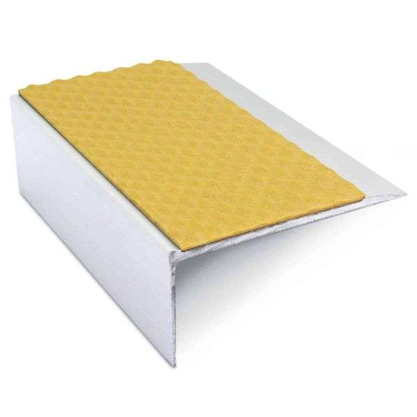 NSL15 Tredsafe 66 x 32mm Aluminium Non Slip Stair Nosing Edge Trim With Pvc Insert Stair Nosing etc