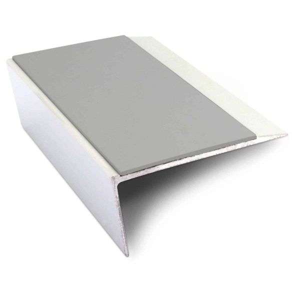 NSL16 66 x 32mm Aluminium Non Slip Stair Nosing Edge Trim With Pvc Insert Rakeback Stair Nosing etc