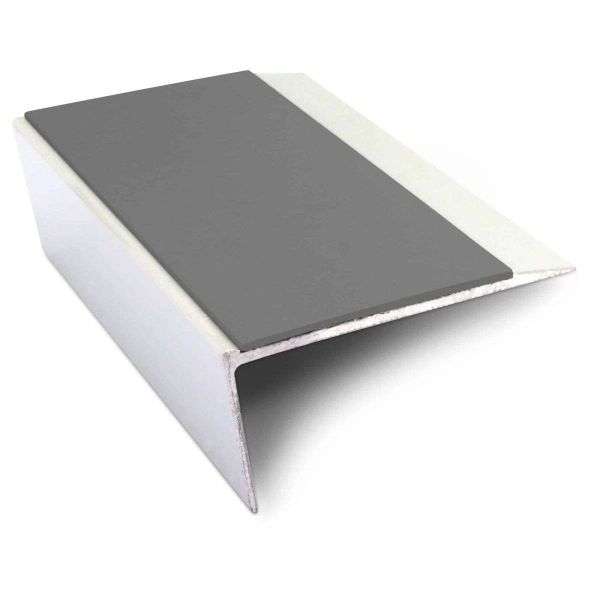 NSL16 66 x 32mm Aluminium Non Slip Stair Nosing Edge Trim With Pvc Insert Rakeback Stair Nosing etc