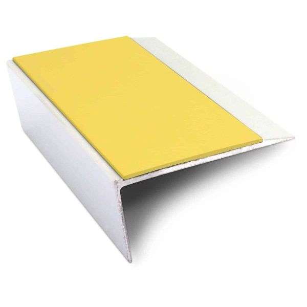 NSL16 66 x 32mm Aluminium Non Slip Stair Nosing Edge Trim With Pvc Insert Rakeback Stair Nosing etc