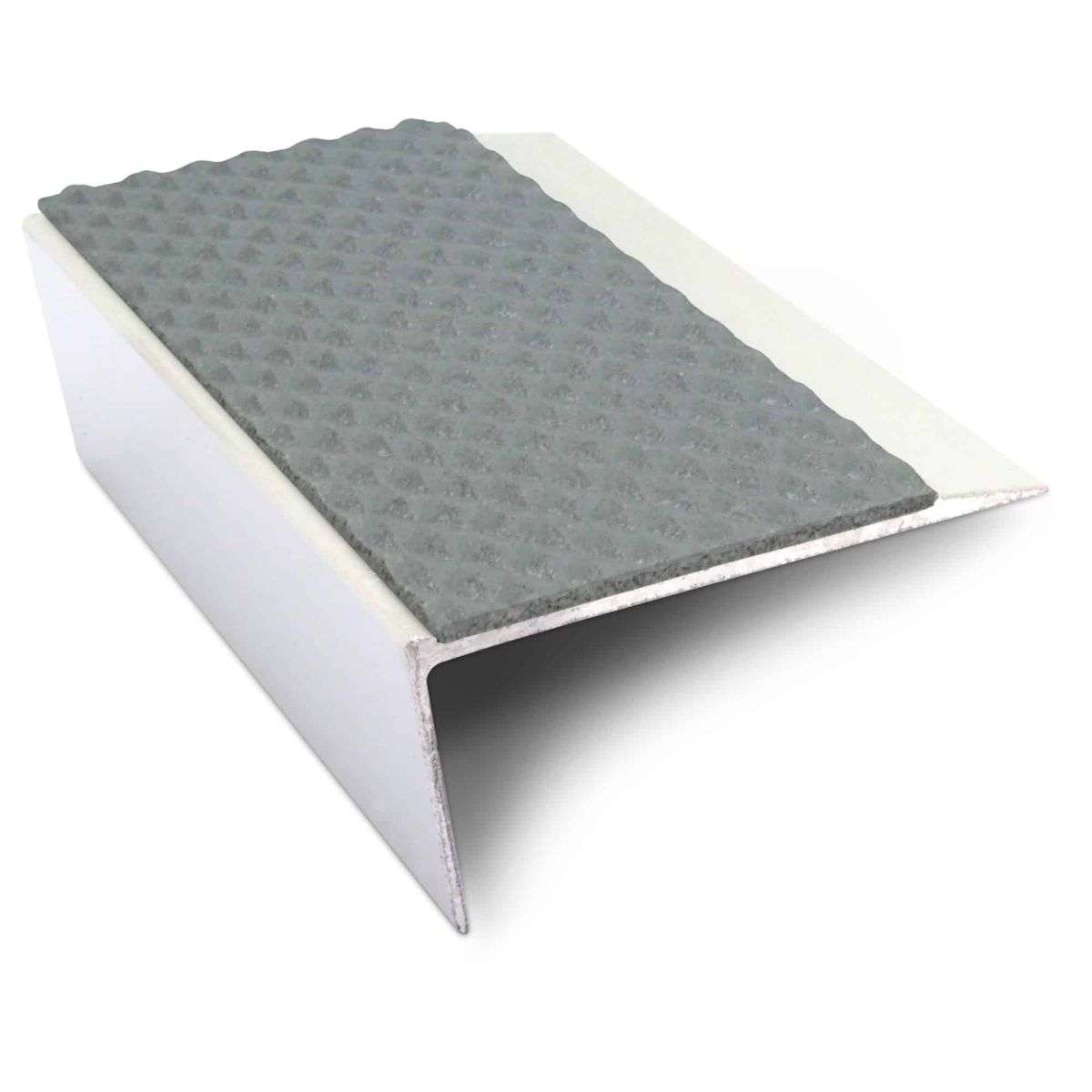 NSL16 Tredsafe 66 x 32mm Aluminium Non Slip Stair Nosing Edge Trim With Pvc Insert Stair Nosing etc