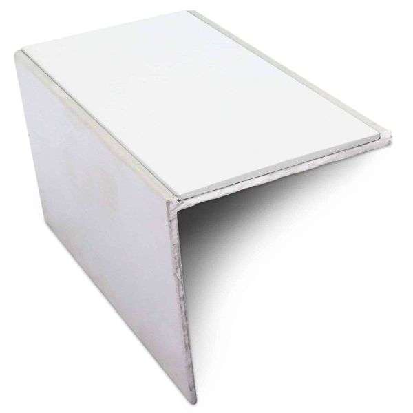 NSL19 56 x 55mm DDA Compliant Aluminium Non Slip Stair Nosing Edge Trim With Pvc Insert Stair Nosing etc