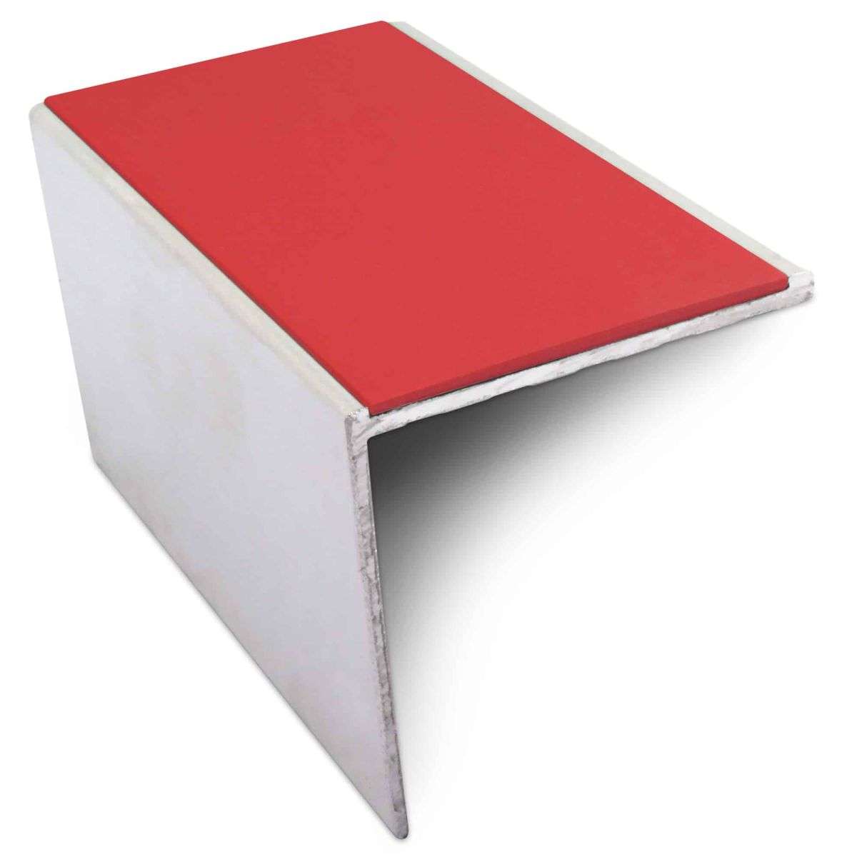 NSL19 56 x 55mm DDA Compliant Aluminium Non Slip Stair Nosing Edge Trim With Pvc Insert Stair Nosing etc