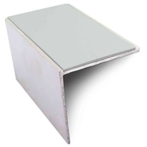 NSL19 56 x 55mm DDA Compliant Aluminium Non Slip Stair Nosing Edge Trim With Pvc Insert Stair Nosing etc