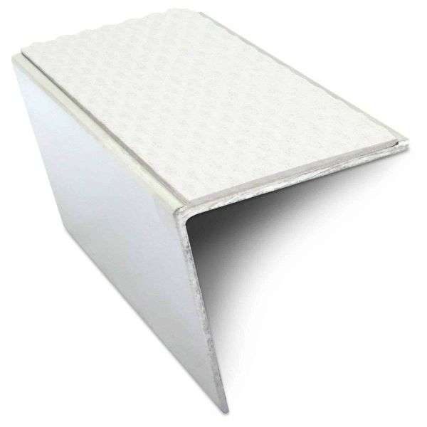 NSL20 Tredsafe 57 x 55mm DDA Compliant Aluminium Non Slip Stair Nosing Edge Trim With Pvc Insert Stair Nosing etc