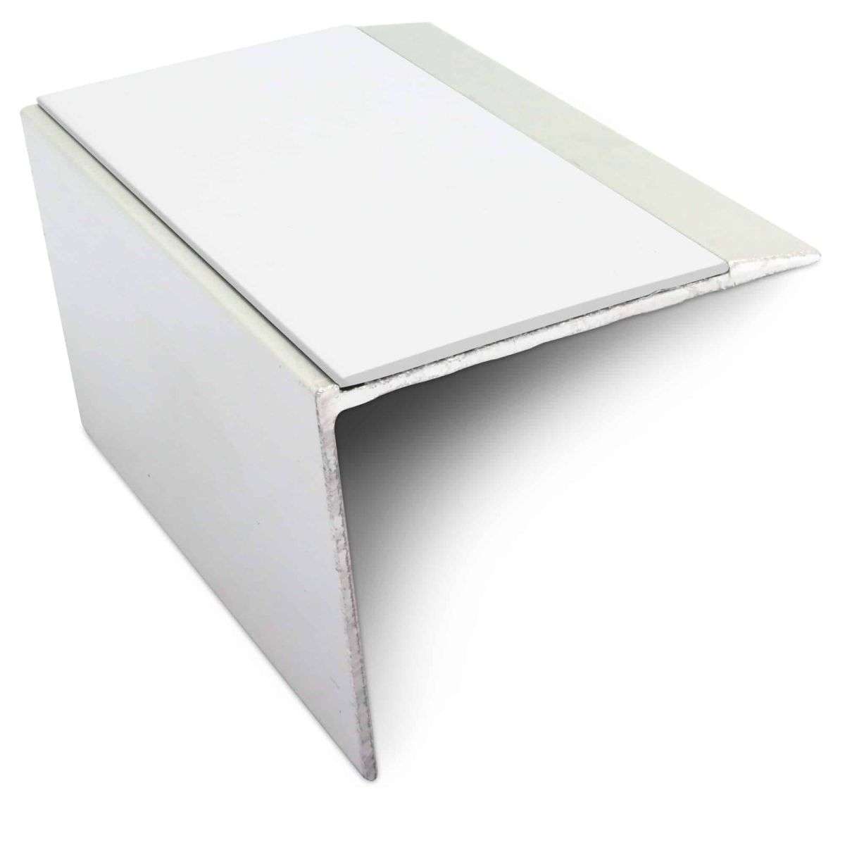 NSL21 67 x 55mm DDA Compliant Aluminium Non Slip Stair Nosing Edge Trim With Pvc Insert Stair Nosing etc