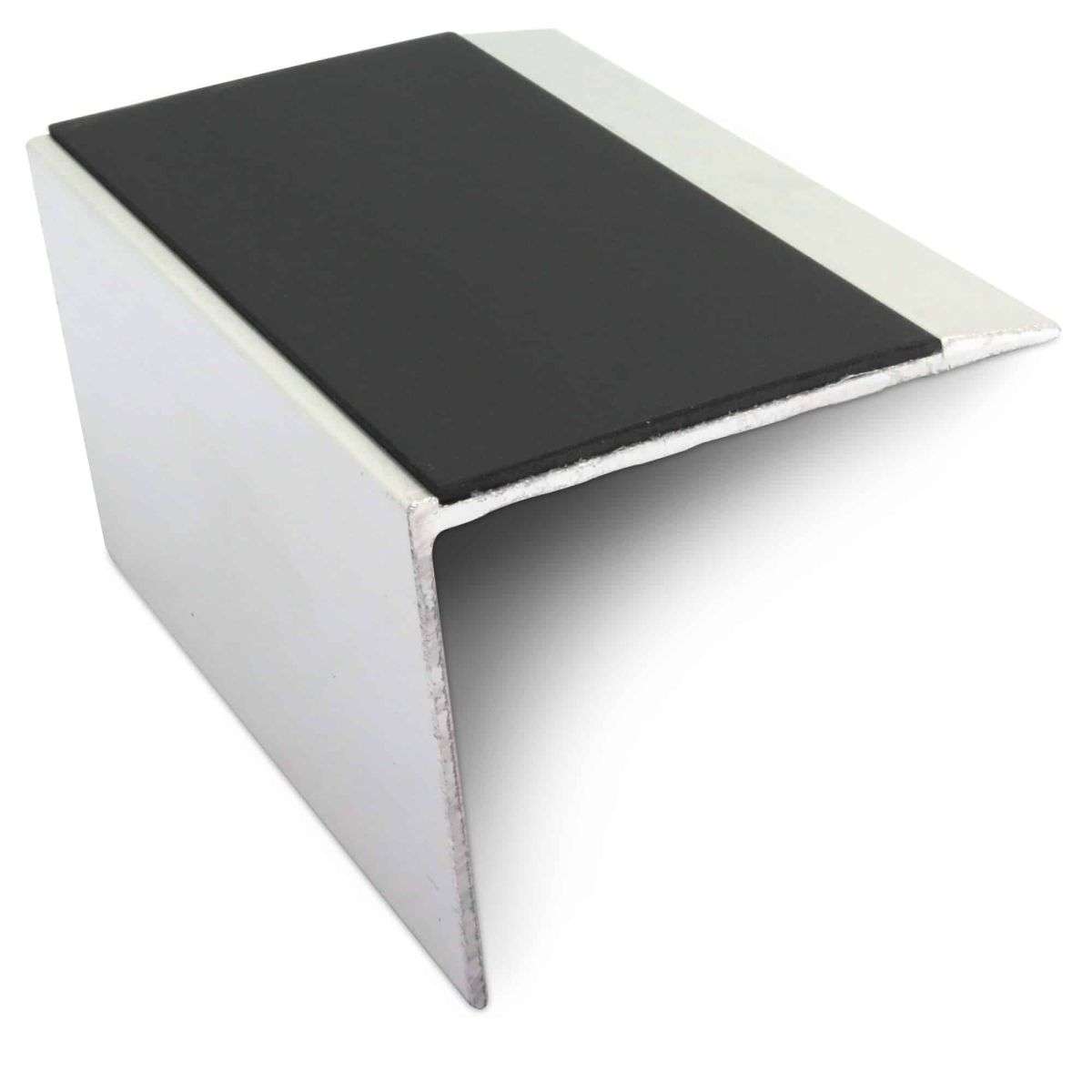 NSL21 67 x 55mm DDA Compliant Aluminium Non Slip Stair Nosing Edge Trim With Pvc Insert Stair Nosing etc