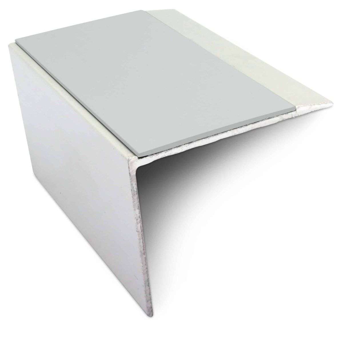 NSL21 67 x 55mm DDA Compliant Aluminium Non Slip Stair Nosing Edge Trim With Pvc Insert Stair Nosing etc